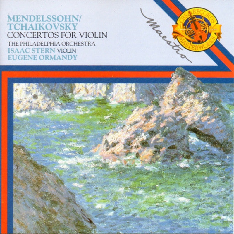 Mendelssohn*, Tchaikovsky* / The Philadelphia Orchestra, Isaac Stern, Eugene Ormandy – Concertos For Violin (CD, Album, RE, RM) (Very Good (VG))