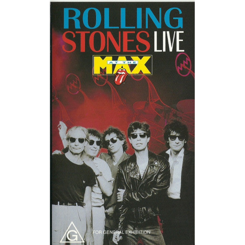 Rolling Stones* – Live At The Max (VHS, PAL) (Very Good Plus (VG+))