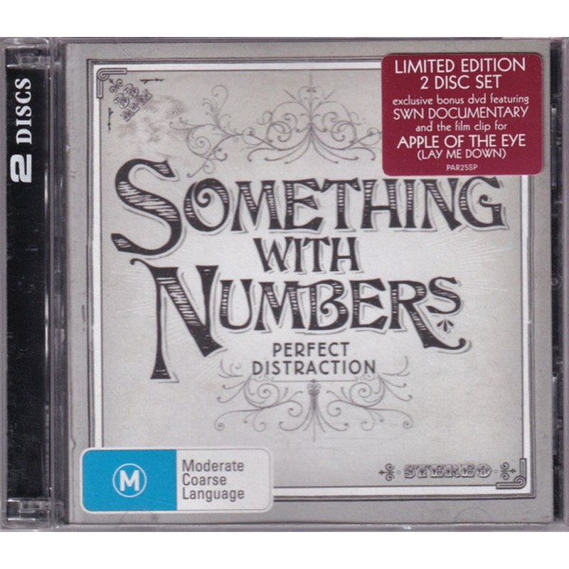 Something With Numbers – Perfect Distraction (CD, Album + DVD-V, Ltd, PAL) (Very Good (VG))