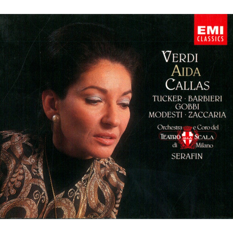 Verdi* / Maria Callas / Richard Tucker / Fedora Barbieri / Tito Gobbi / Orchestra* E Coro Del Teatro Alla Scala, Milano* / Tullio Serafin – Aida (3xCD, Album, Mono, RE) (Mint (M))
