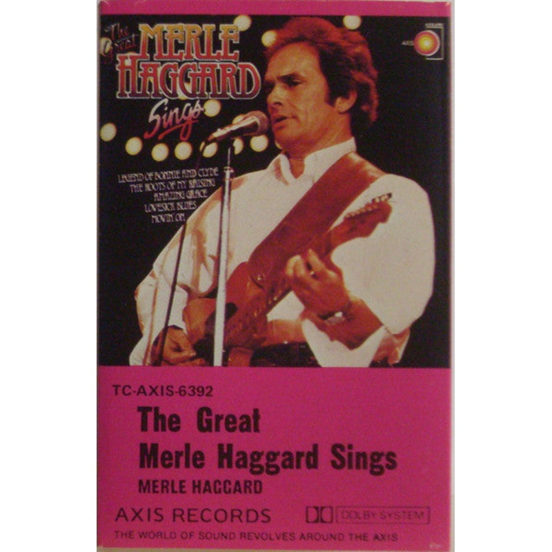 Merle Haggard – The Great Merle Haggard Sings (Cass, Comp) (Very Good (VG))