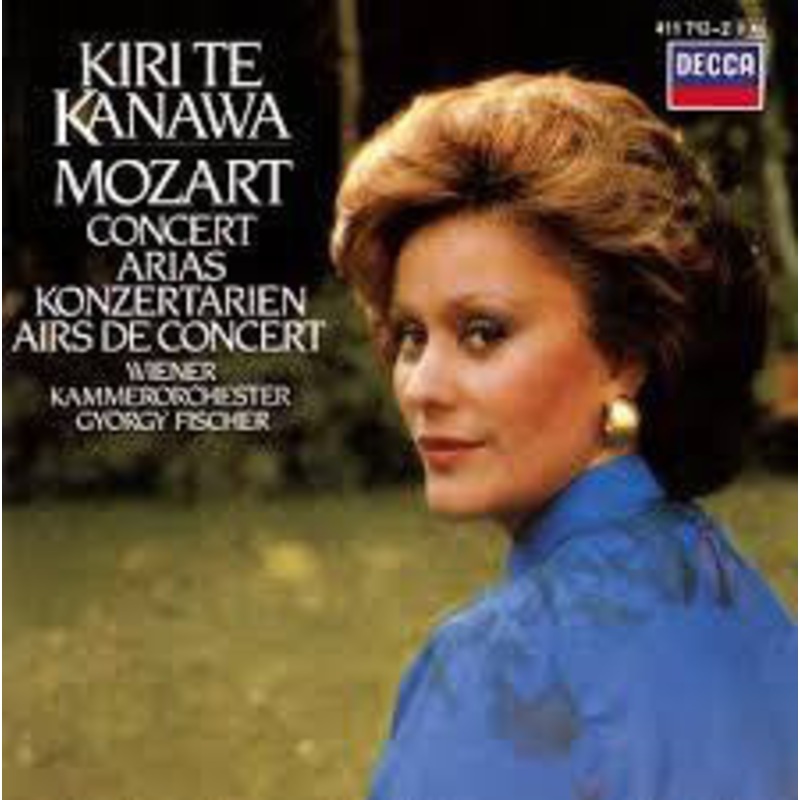 Kiri Te Kanawa, Wiener Kammerorchester, Gyrgy Fischer – Mozart Concert Arias (LP) (Very Good Plus (VG+))