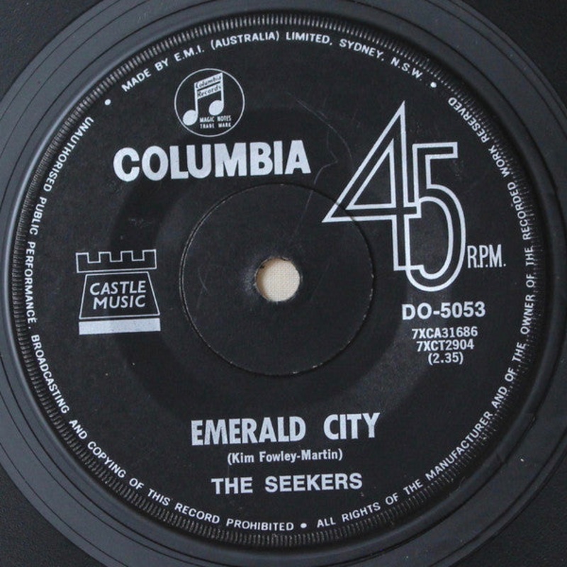 The Seekers – Emerald City (7, Single) (Good Plus (G+))