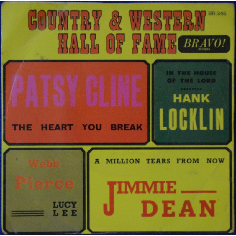 Various – Country & Western Hall Of Fame (7, EP, Bla) (Good Plus (G+))