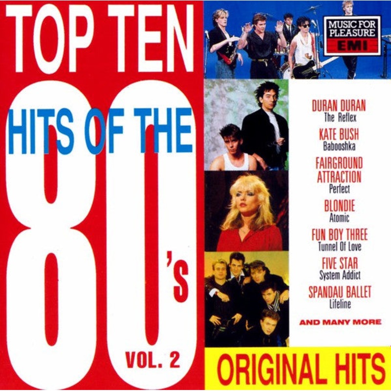 Various – Top Ten Hits Of The 80’s Vol. 2 (CD, Comp) (Very Good Plus (VG+))