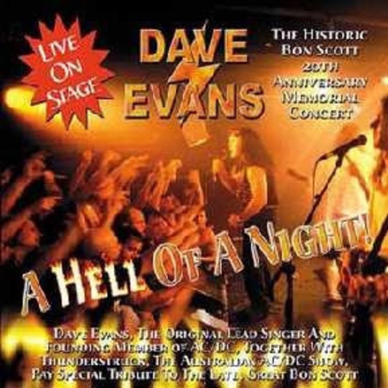 Dave Evans & Thunderstruck – A Hell Of A Night (CD, Album) (Very Good (VG))