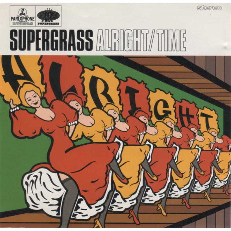Supergrass – Alright / Time (CD, Single) (Very Good Plus (VG+))