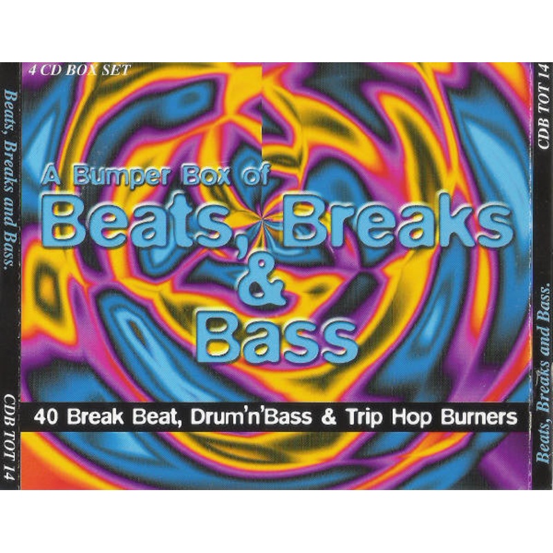 Various – A Bumper Box Of Beats, Breaks & Bass (4xCD, Comp) (Very Good Plus (VG+))