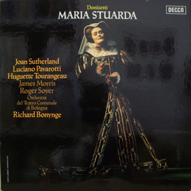 Donizetti* – Joan Sutherland, Luciano Pavarotti, Huguette Tourangeau, James Morris , Roger Soyer, Orchestra Del Teatro Comunale Di Bologna, Richard Bonynge – Maria Stuarda (3xLP, Album + Box) (Very Good Plus (VG+))