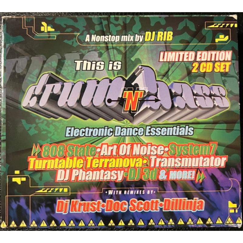 Electronic Dance Essentials – This Is Drum N Bass A Nonstop Mix By DJ RIB (CD, Album, Comp) (Very Good Plus (VG+))