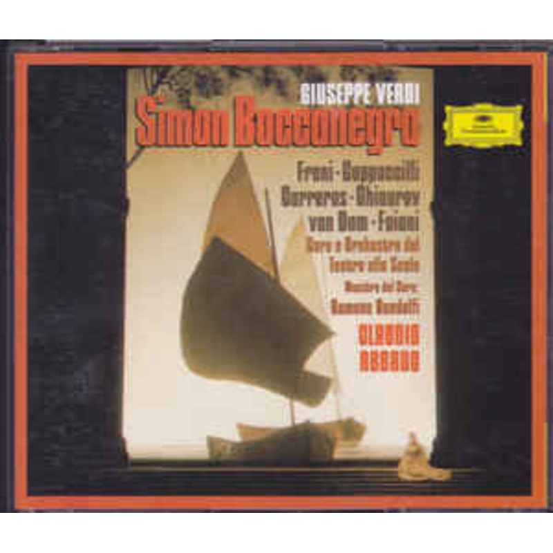 Giuseppe Verdi – Mirella Freni, Piero Cappuccilli, Jos Carreras, Nicolai Ghiaurov, Jos van Dam, Giovanni Foiani, Coro Del Teatro Alla Scala E Orchestra Del Teatro Alla Scala, Claudio Abbado – Simon Boccanegra (2xCD, Album, RE + Box, Sli) (Mint (M))