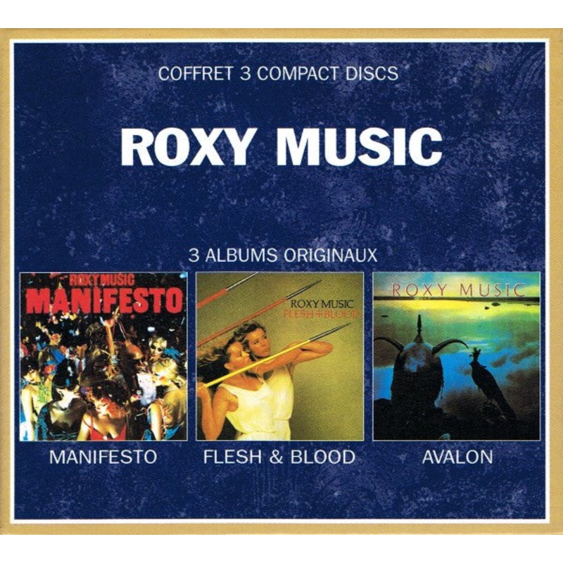 Roxy Music – Manifesto / Flesh & Blood / Avalon (CD, Album, RE + CD, Album, RE + CD, Album, RE + Bo) (Near Mint (NM or M-))