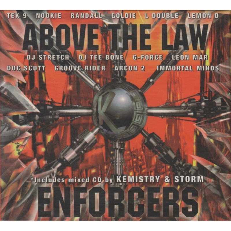 Various – Enforcers (Above The Law) (CD, Comp + CD, Mixed + Box) (Very Good Plus (VG+))