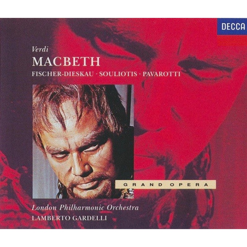 Verdi* – Fischer-Dieskau*, Souliotis*, Pavarotti*, London Philharmonic Orchestra, Lamberto Gardelli – Macbeth (2xCD, Album, RE, RM) (Very Good Plus (VG+))
