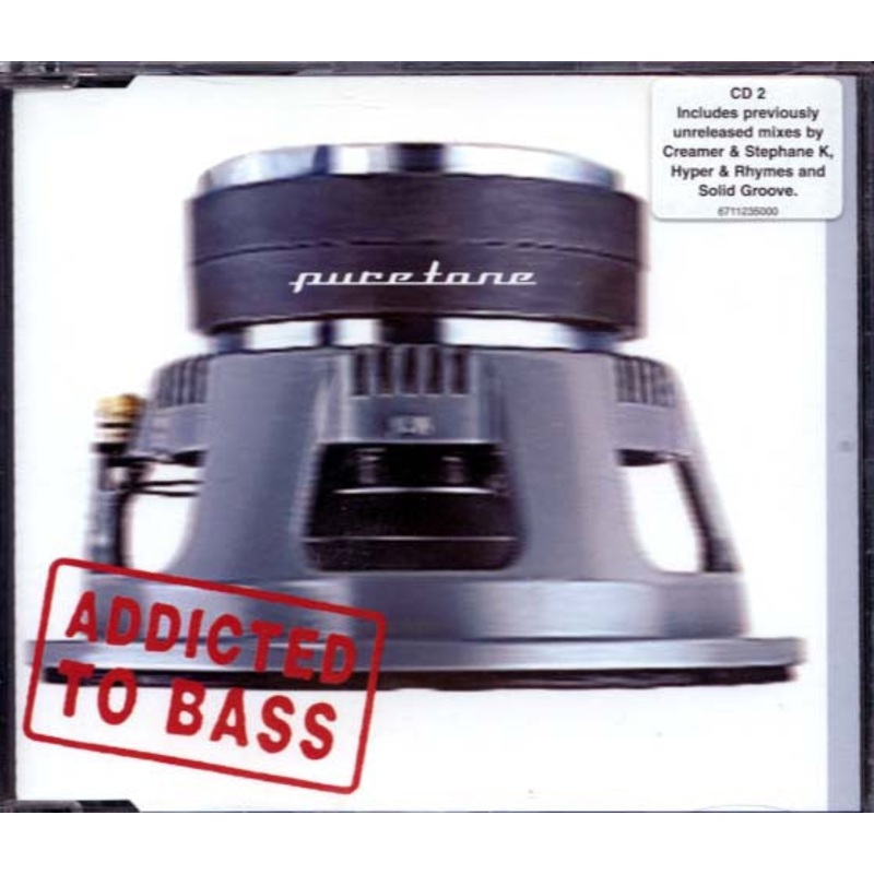 Puretone – Addicted To Bass (CD, Maxi) (Very Good Plus (VG+))