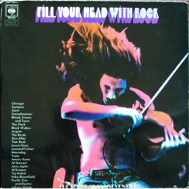 Various – Fill Your Head With Rock (2xLP, Smplr) (Good Plus (G+))