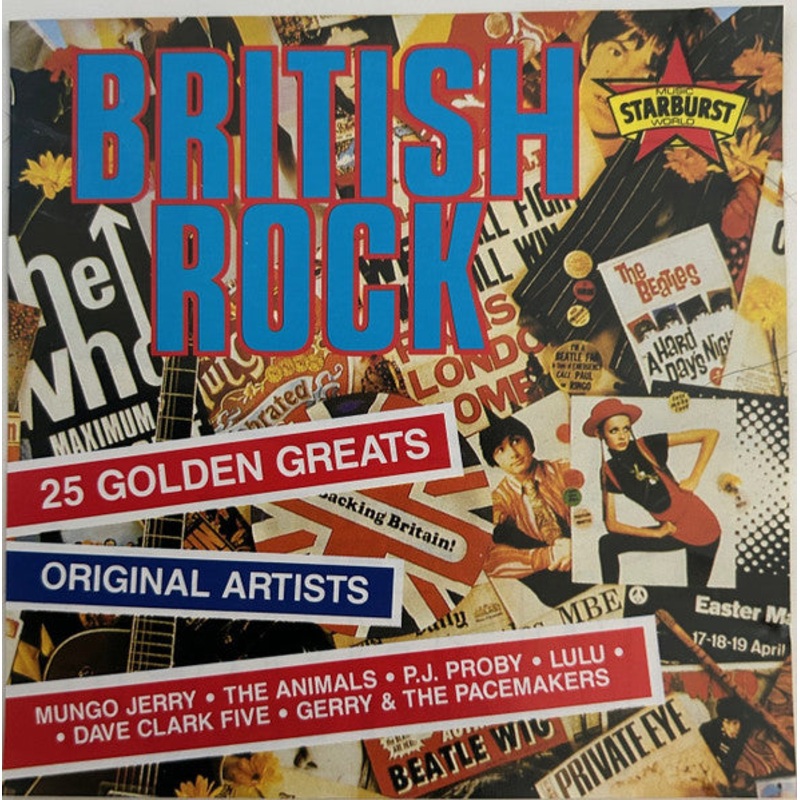 Various – British Rock (CD, Comp) (Very Good Plus (VG+))