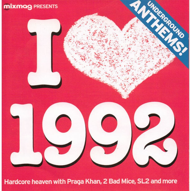 Various – I Love 1992 (Underground Anthems!) (CD, Mixed) (Very Good (VG))