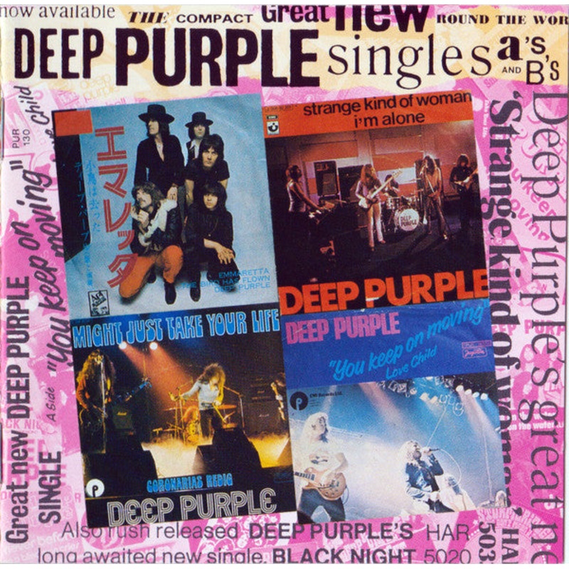 Deep Purple – Singles A’s & B’s (CD, Comp, RE) (Very Good (VG))