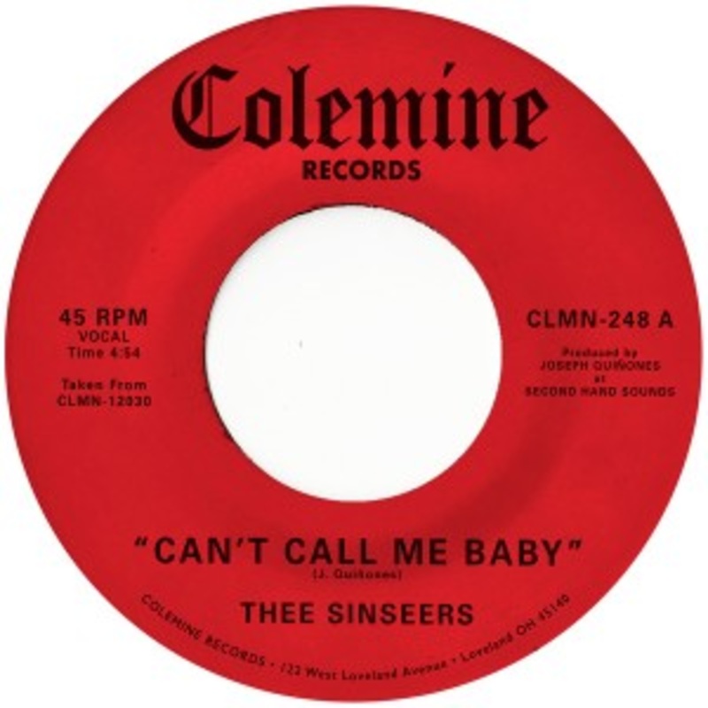 Thee Sinseers – Can’t Call You Baby / Take A Chance (Red Vinyl)