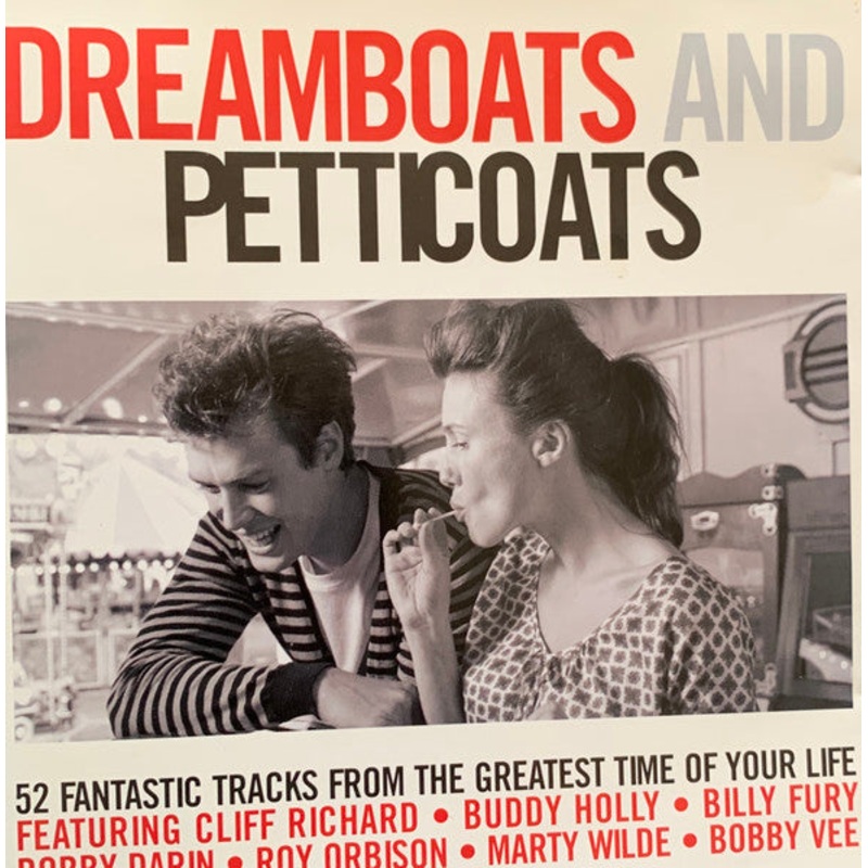 Various – Dreamboats And Petticoats (2xCD, Comp) (Very Good Plus (VG+))