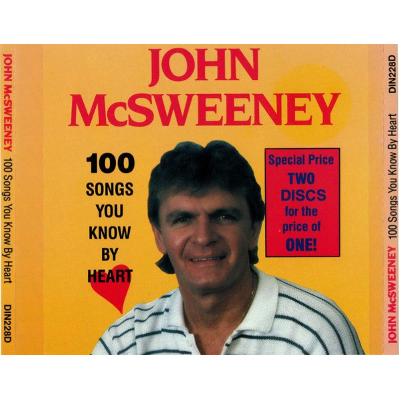 John McSweeney – 100 Songs You Know By Heart (2xCD, Album) (Very Good Plus (VG+))