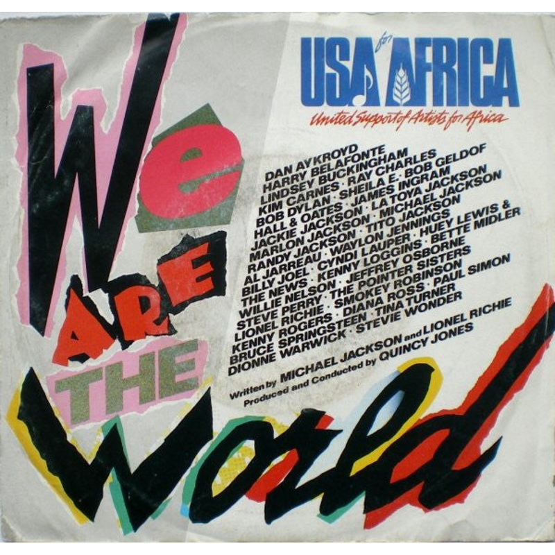 USA For Africa – We Are The World (7, Single) (Fair (F))
