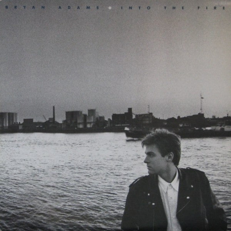 Bryan Adams – Into The Fire (LP, Album) (Good Plus (G+))