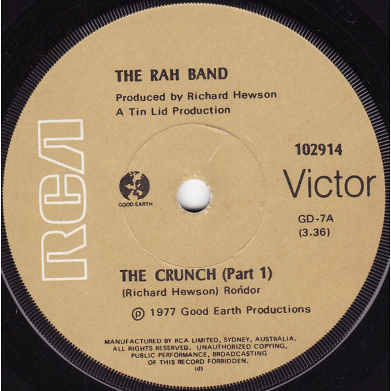 Rah Band – The Crunch (Part 1) (7) (Very Good (VG))
