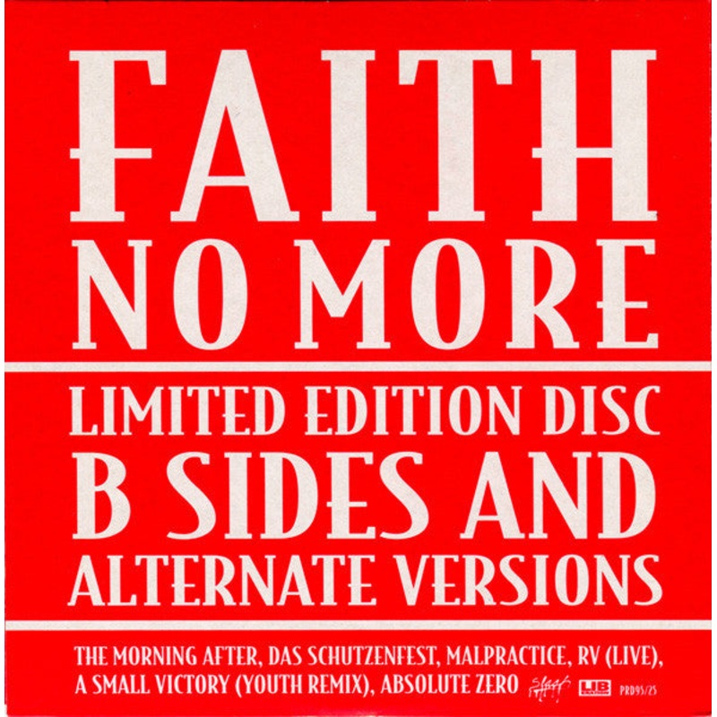 Faith No More – B Sides And Alternate Versions (CD, Comp, Ltd, Promo) (Very Good Plus (VG+))