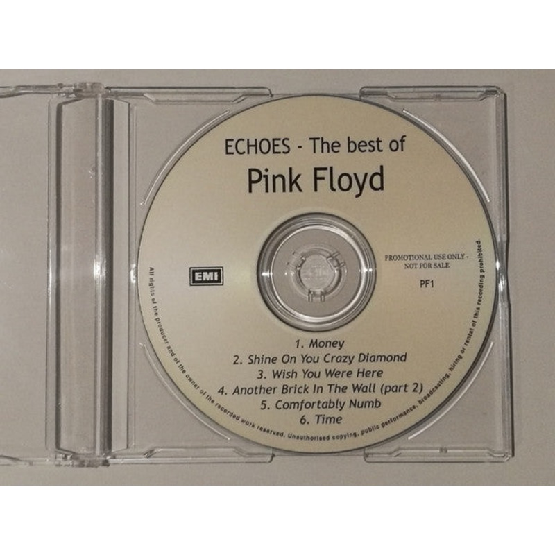 Pink Floyd – Echoes (The Best Of Pink Floyd) (CDr, Promo, Smplr) (Very Good (VG))