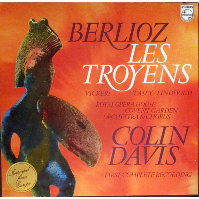 Berlioz* – Vickers*, Veasey*, Lindholm*, Royal Opera House Covent Garden Orchestra* & Chorus*, Colin Davis* – Les Troyens (5xLP + Box, Album) (Very Good Plus (VG+))