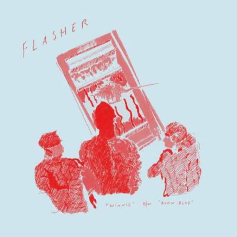 Flasher – Winnie b/w Burn Blue