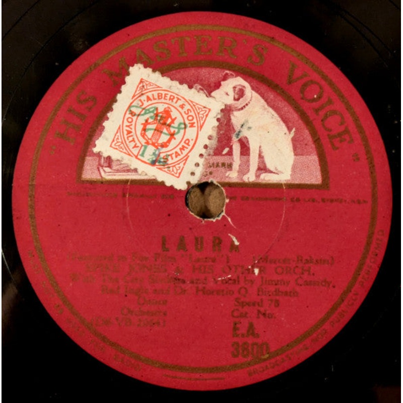Spike Jones & His Other Orch.* – Laura / When Yuba Plays The Rumba On The Tuba (Shellac, 10) (Very Good (VG))