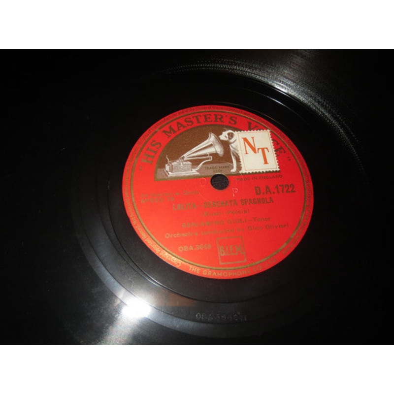 Beniamino Gigli – Lolita – Serenata Spagnola / Amor Ti Vieta (Shellac, 10) (Very Good Plus (VG+))