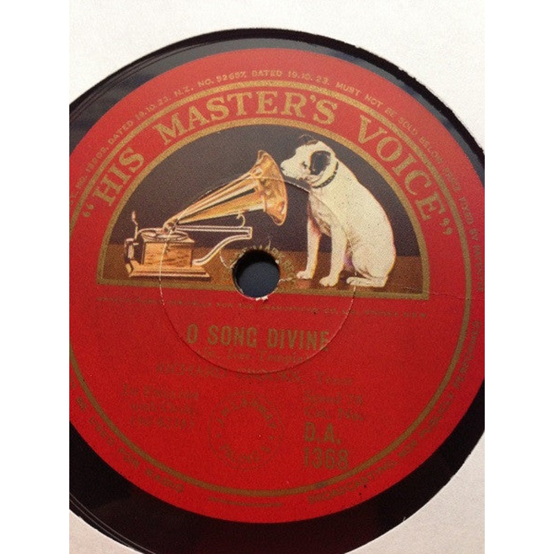 Richard Crooks  – O Song Divine / A Dream Of Paradise (Shellac, 10) (Very Good Plus (VG+))