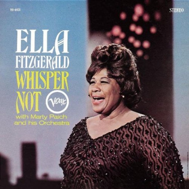 Ella Fitzgerald With Marty Paich And His Orchestra* – Whisper Not (CD, Album, Ltd, RE, RM) (Very Good Plus (VG+))