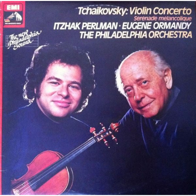 Tchaikovsky* – Perlman*, Ormandy* and Philadelphia Orchestra* – Violin Concerto / Srnade mlancolique (LP, Album) (Very Good Plus (VG+))