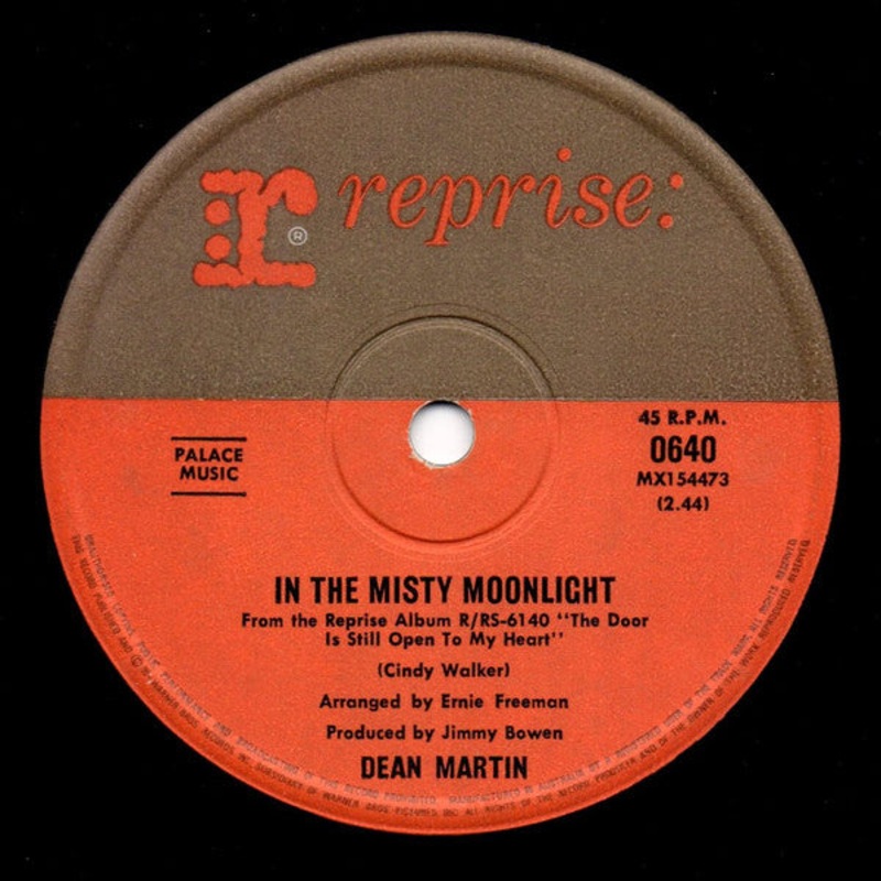 Dean Martin – In  The Misty Moonlight / Wallpaper Roses (7) (Very Good (VG))
