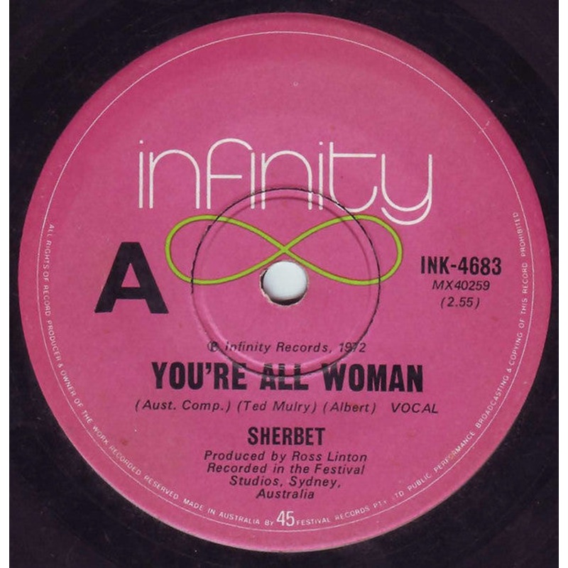 Sherbet – You’re All Woman (7, Single) (Very Good (VG))