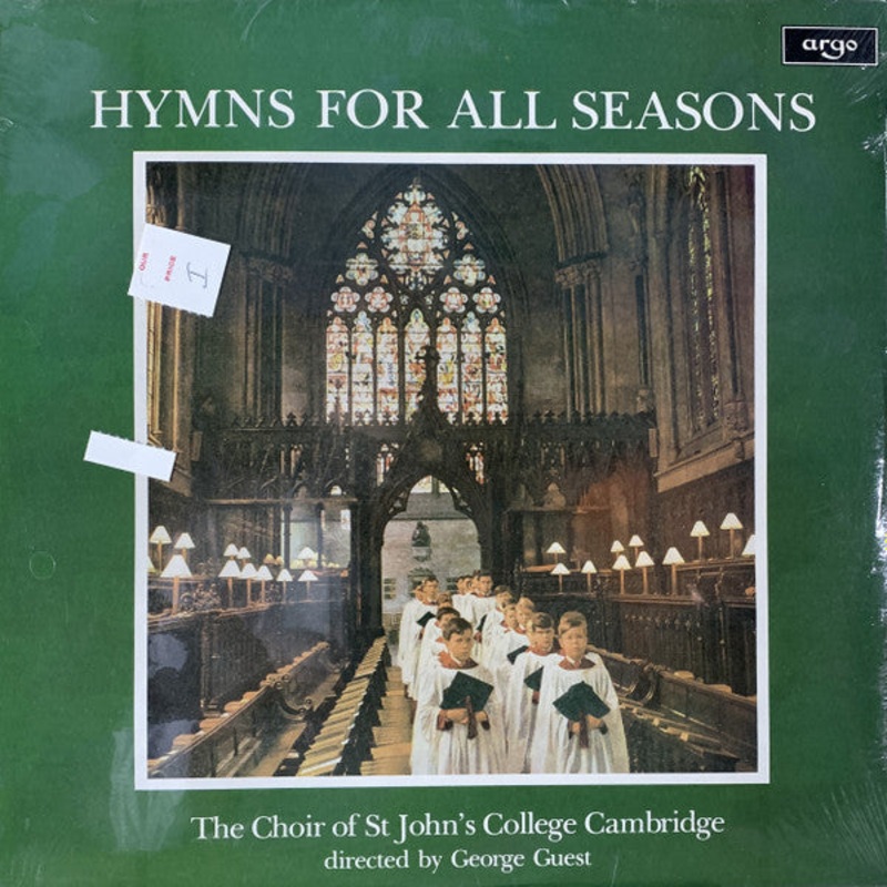 St. John’s College Choir Directed By George Guest  – Hymns For All Seasons (LP, RP) (Very Good Plus (VG+))