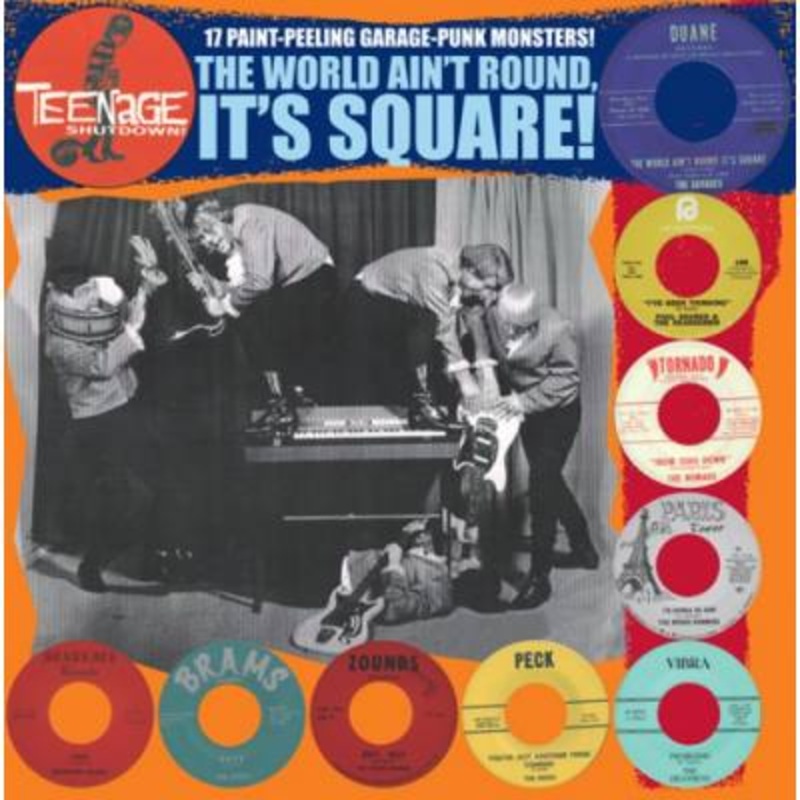 Various – The World Ain’t Round, It’s Square! (17 Paint-Peeling Garage-Punk Monsters!!!)