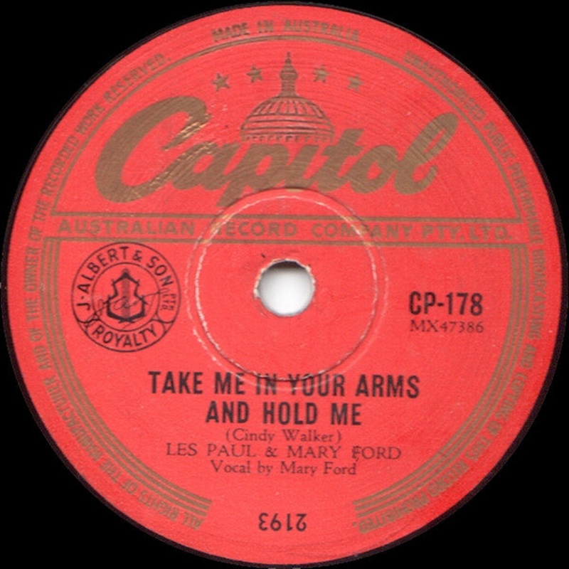 Les Paul & Mary Ford / Les Paul – Take Me In Your Arms And Hold Me / Meet Mister Callaghan (Shellac, 10) (Very Good (VG))