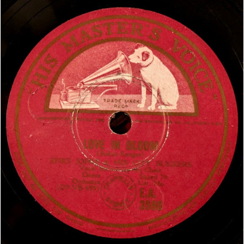 Spike Jones And His City Slickers – Love In Bloom / My Pretty Girl (Shellac, 10) (Very Good (VG))