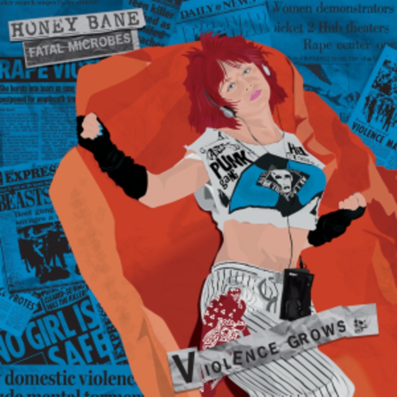 Honey Bane, Fatal Microbes – Violence Grows (Bruised Vinyl)