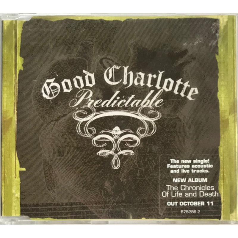 Good Charlotte – Predictable (CD, Maxi, Enh) (Good (G))