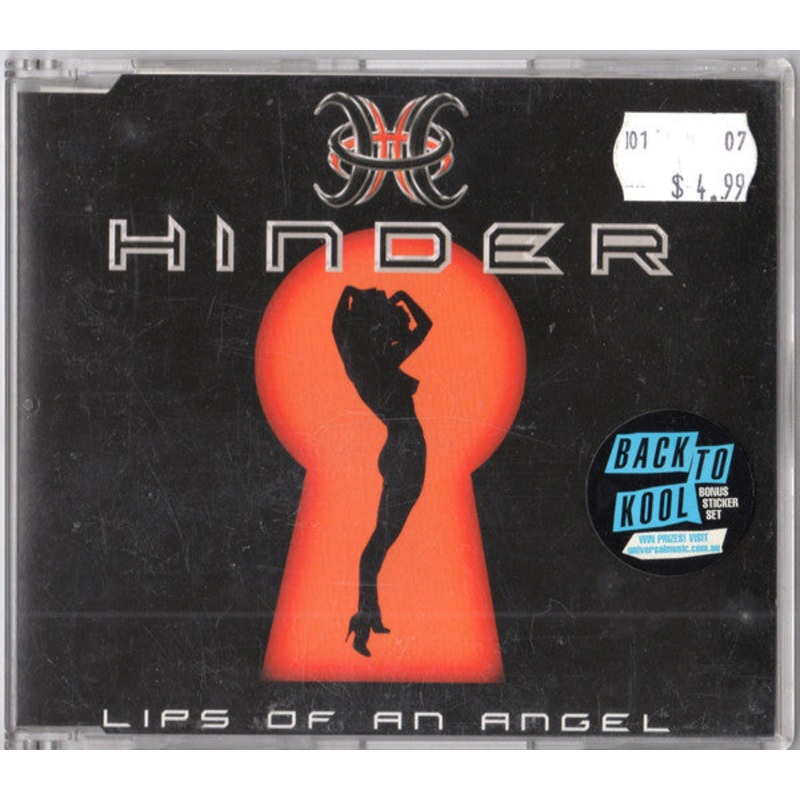Hinder  – Lips Of An Angel (CD, Single, Enh) (Good Plus (G+))