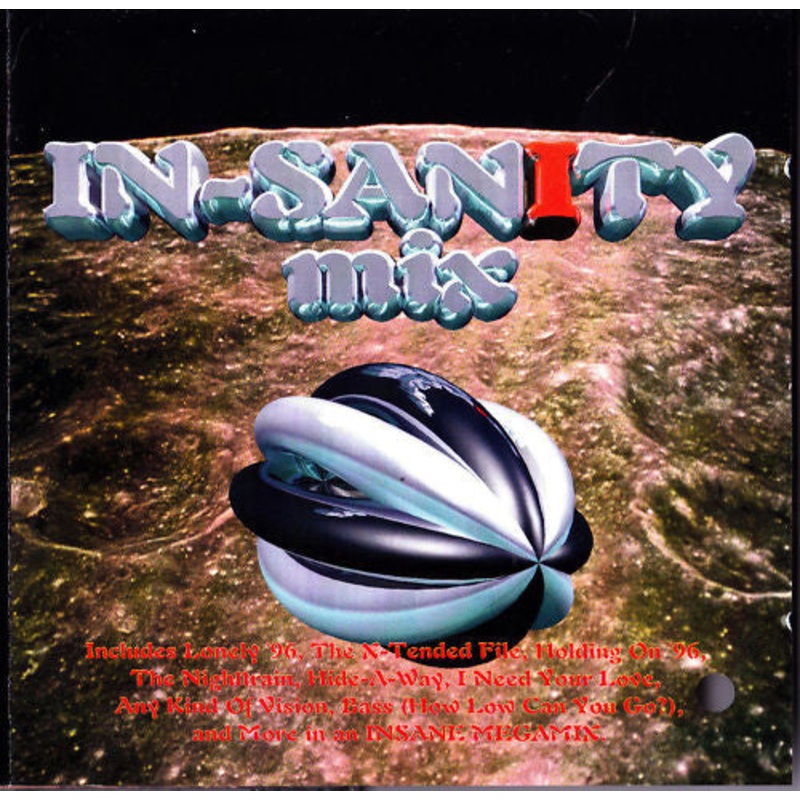 Various – In-Sanity Mix (CD, Comp, Mixed) (Good Plus (G+))