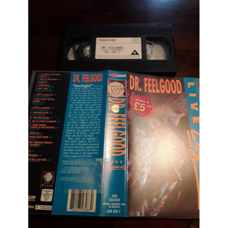 Dr. Feelgood – Live Legends (VHS, PAL) (Very Good Plus (VG+))