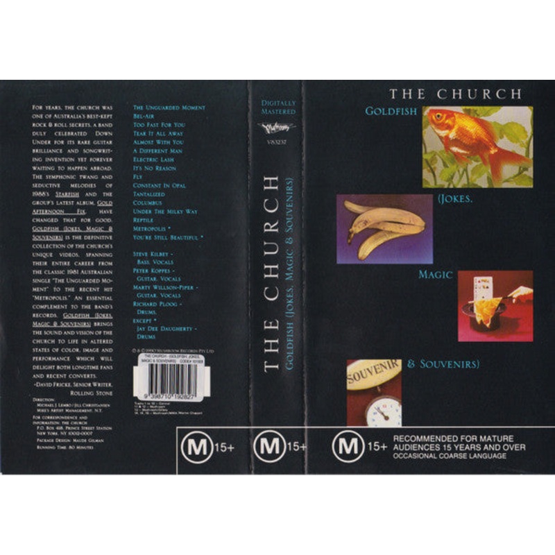 The Church – Goldfish (Jokes, Magic & Souvenirs) (VHS, Comp, RE, PAL) (Very Good Plus (VG+))